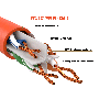 1ft Cat5e UTP Ethernet Network Patch Cable Snagless 24AWG Bare Copper, Orange thumbnail