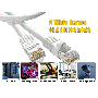 6ft Cat6 UTP Ethernet Network Patch Cable Snagless 24AWG Bare Copper, White thumbnail