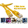 1.5ft Cat6 UTP Ethernet Network Patch Cable Snagless 24AWG Bare Copper, Yellow thumbnail