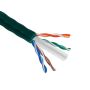 1000ft Cat6 UTP Solid Bulk Ethernet Cable 23AWG Bare Copper CMR Rated, Green thumbnail