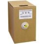 1000ft Cat5e 350 MHz UTP Solid Bulk Cable, Riser Rated (CMR), Yellow thumbnail