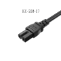 3ft NEMA 1-15P to C7 2-Prong Notebook Power Cord, Polarized, 18 AWG, SPT-2, 10A/125V, Black thumbnail