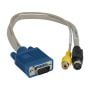 1ft VGA Male to S-Video Female and RCA Female Cable thumbnail