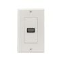 1-port HDMI Wall Plate with 8 inch Built-in HDMI Cable with Ethernet thumbnail