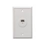 1-Port Wall Plate with 8P8C Jack thumbnail