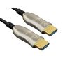 50ft Ultra High Speed 8K HDMI Fiber Optic Cable (AOC), HDMI 2.1, CL3 Rated, 8K Support, UL, Black  thumbnail
