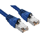 6ft Cat6 Shielded Ethernet Network Patch Cable STP Snagless 24AWG Bare Copper, Blue thumbnail