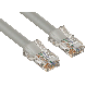 3ft Cat6 UTP Non-Booted Ethernet Network Patch Cable 24AWG Bare Copper, Gray thumbnail