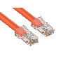 3ft Cat5e UTP Non-Booted Ethernet Network Patch Cable 24AWG Bare Copper, Orange thumbnail
