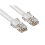 7ft Cat5e UTP Non-Booted Ethernet Network Patch Cable 24AWG Bare Copper, White thumbnail