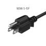3ft NEMA 5-15P to C5 3-Prong Notebook Power Cord, 18AWG, SVT, 10A/125V, Black thumbnail