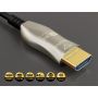 50ft Ultra High Speed 8K HDMI Fiber Optic Cable (AOC), HDMI 2.1, CL3 Rated, 8K Support, UL, Black  thumbnail