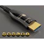 100ft High Speed HDMI Fiber Optic Cable (AOC), HDMI 2.0, Plenum Rated, 4K Support, UL, Black thumbnail