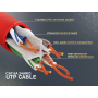 7FT Cat6a UTP 10G Ethernet Network Patch Cable Snagless 24AWG Bare Copper, Red thumbnail
