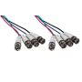 10ft 4 BNC Male to 4 BNC Male Component Video Cable thumbnail