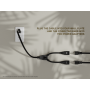 14 inches NEMA 5-15P to Dual 5-15R Power Extension Cord Splitter 16AWG 13A/125V SJT, Black thumbnail