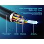 50ft Ultra High Speed 8K HDMI Fiber Optic Cable (AOC), HDMI 2.1, CL3 Rated, 8K Support, UL, Black  thumbnail