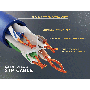 10ft Cat6 Shielded Ethernet Network Patch Cable STP Snagless 24AWG Bare Copper, Blue thumbnail