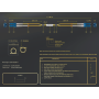 50m OS2 Short Boot LC TO LC UPC Duplex Corning Fiber Optic Cable Single-Mode 9/125 LZSH/OFNR Rated, Yellow thumbnail