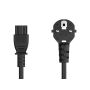 6ft European 3-Prong Angled Notebook Power Cord Angled CEE 7/7 to IEC320 C5 thumbnail
