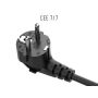 6ft European 3-Prong Angled Notebook Power Cord Angled CEE 7/7 thumbnail