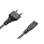 6ft CEE 7/16 to IEC320 C7 European Power Cord for Notebook Non-Polarized 18AWG , Black thumbnail