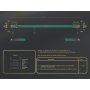 2ft Cat6 UTP Non-Booted Ethernet Network Patch Cable 24AWG Bare Copper, Green thumbnail
