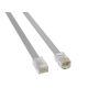 25ft RJ-45 8P8C Reverse Modular Phone Cable - Gold-Plated for Advanced Voice Systems thumbnail