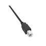 3ft High Speed USB 2.0 Cable Type C to Type B Male to Male Printer Cable, Shielded, Black thumbnail