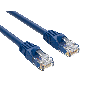 30ft Cat6 UTP Ethernet Network Patch Cable Snagless 24AWG Bare Copper, Blue thumbnail