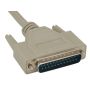 DB9 Female to DB25 Male AT Modem Cable thumbnail