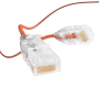 6ft Slim Cat6a 28AWG UTP Ethernet Network Patch Cable, Orange thumbnail