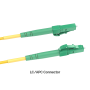 1m OS2 LC/UPC TO LC/APC Simplex Corning Fiber Optic Cable Single-Mode 9/125 OFNR Rated, Yellow thumbnail