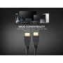 3ft High Speed HDMI Cable with Ethernet, 4K Support, 28 AWG, Black thumbnail