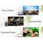 1.5ft High Speed HDMI Cable with Ethernet, 4K Support, 28 AWG, Black thumbnail