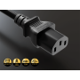 8ft NEMA L6-30P to C13 Heavy Duty Power Cord 14AWG, 15A 250V thumbnail