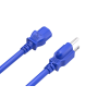 3FT 18AWG NEMA 5-15P to IEC-60320-C13 Power Cord | SVT 60°C | 10A/125V | Blue | UL & cUL Listed, CSA Approved thumbnail