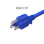 3FT 18AWG NEMA 5-15P to IEC-60320-C13 Power Cord | SVT 60°C | 10A/125V | Blue | UL & cUL Listed, CSA Approved thumbnail