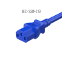 3FT 18AWG NEMA 5-15P to IEC-60320-C13 Power Cord | SVT 60°C | 10A/125V | Blue | UL & cUL Listed, CSA Approved thumbnail