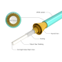 5m OM3 SC/SC Duplex Corning Fiber Optic Cable Multimode 50/125 LSZH/OFNR Rated, Aqua thumbnail