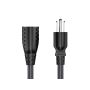 100ft NEMA 5-15P to 5-15R Power Extension Cord for Indoor and Outdoor, 14AWG, SJTW, 15A/125V, Black thumbnail