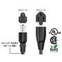 12ft Outlet Saver Power Extension Cord (NEMA 5-15P to NEMA 5-15R) thumbnail