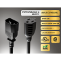 3ft NEMA 5-15R to C14 Monitor Power Adapter Cord, 18 AWG, SVT, 10A/125V, Black thumbnail