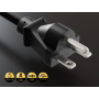 3ft NEMA 6-15P to C13 Heavy Duty Power Cord, 14 AWG, 15A/250V, Black  thumbnail