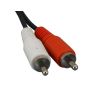 25ft Dual RCA to RCA Audio Cable, Male to Male , Black thumbnail