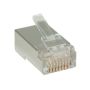 Shielded Cat6 Modular Plug for Round Stranded Cable, 100pcs/Bag thumbnail