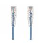 30FT Slim Cat6 28AWG UTP Ethernet Network Patch Cable Snagless, Blue thumbnail