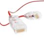 20ft Slim Cat6a 28AWG UTP Ethernet Network Patch Cable, Red thumbnail
