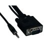 25ft SVGA HD15 M/M Monitor Cable with Stereo Audio thumbnail