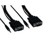 25ft SVGA HD15 M/M Monitor Cable with Stereo Audio thumbnail